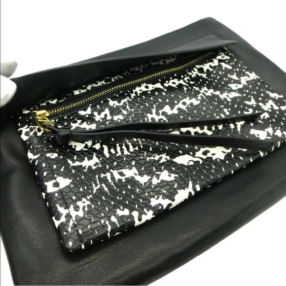 NWT genuine coach Felicia crossbody black python - Picture 2 of 3